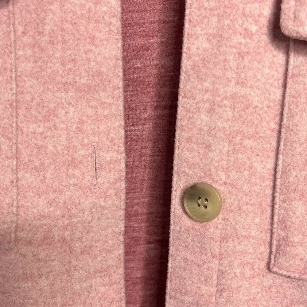 H&M Pink Button Up Shacket - Picture 4 of 10